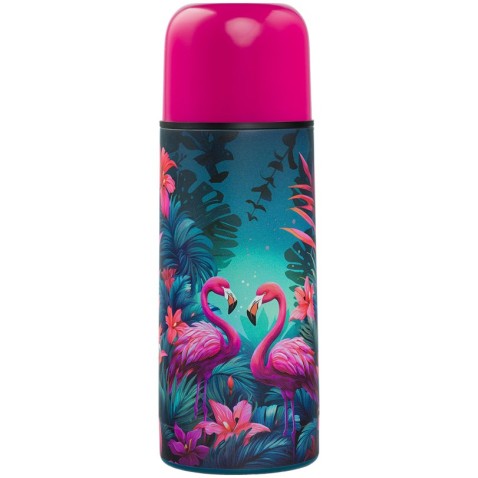 Termoska na pití Baagl Plameňáci 550 ml