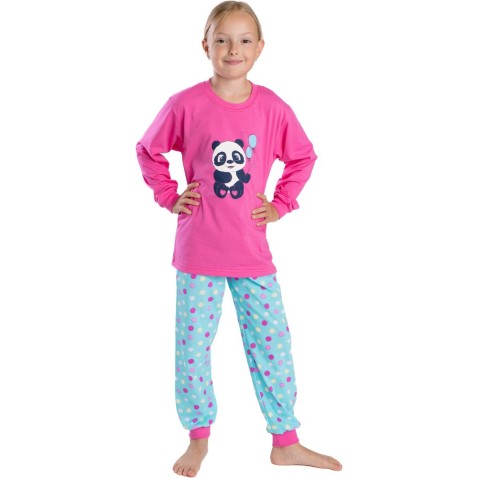 Dětské pyžamo Bettymode PANDA dlouhý rukáv