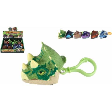 Klíčenka -  kousací hlava dinosaurus