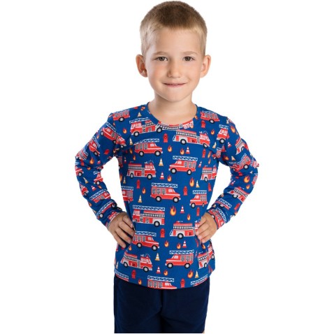 Dětské tričko Bettymode HASIČSKÁ JEDNOTKA dlouhý rukáv