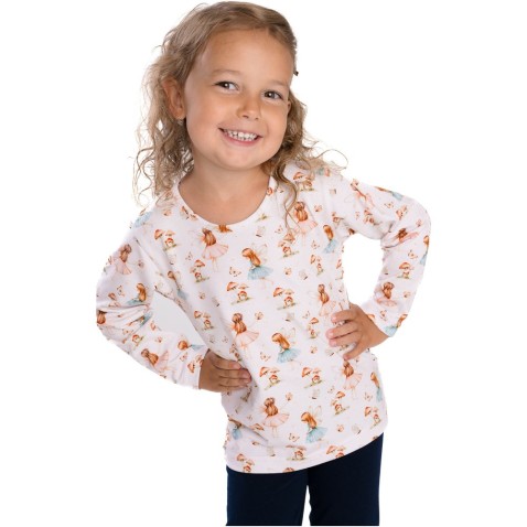 Dětské tričko Bettymode TANČÍCÍ VÍLA dlouhý rukáv