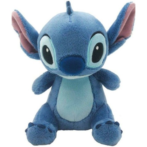 Stitch sedící plyšový 18cm modrý