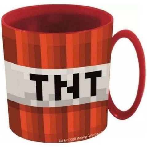Hrnek Minecraft 390 ml červený