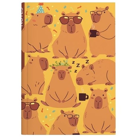 Kapybara - kniha záznamní A5 linkovaná