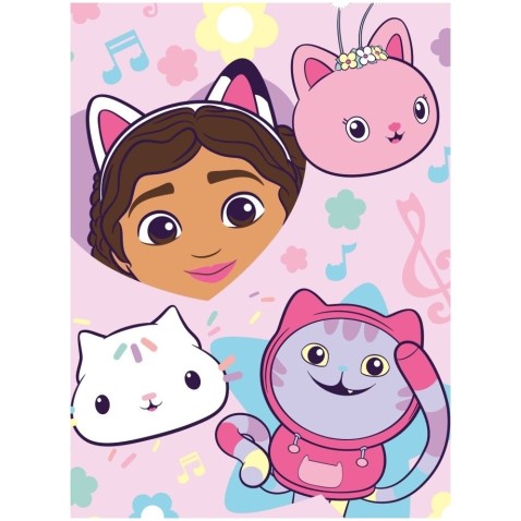 Gábinin kouzelný domek deka Music 100x150 cm