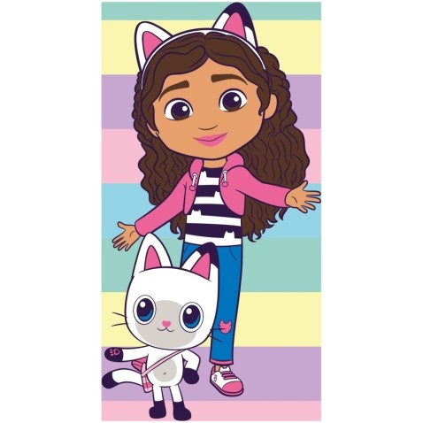 Osuška Gabbys Dollhouse Colors 70x140 cm