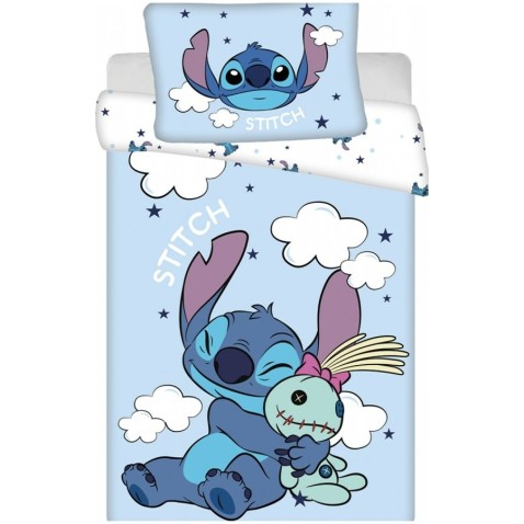 Povlečení do postýlky Stitch Clouds baby 100x135, 40x60 cm