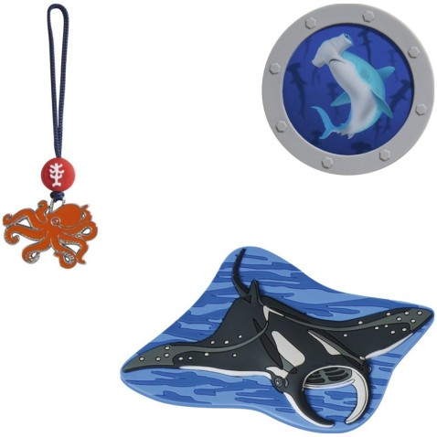 Doplňková sada obrázků MAGIC MAGS, Manta Rio, pro aktovky a batohy Step by Step