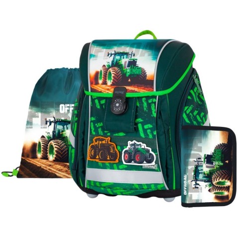 Aktovka do první třídy Oxybag PREMIUM LIGHT traktor set