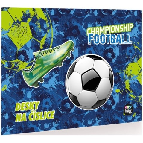 Desky na číslice Oxybag Fotbal 2