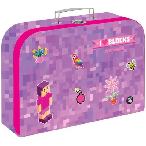 Kufřík na výtvarné potřeby 34 cm Playworld Girl