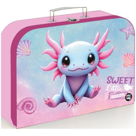 Kufřík na výtvarku 34 cm Axolotl