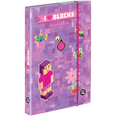 Školní desky Oxybag A4 Playworld Girl