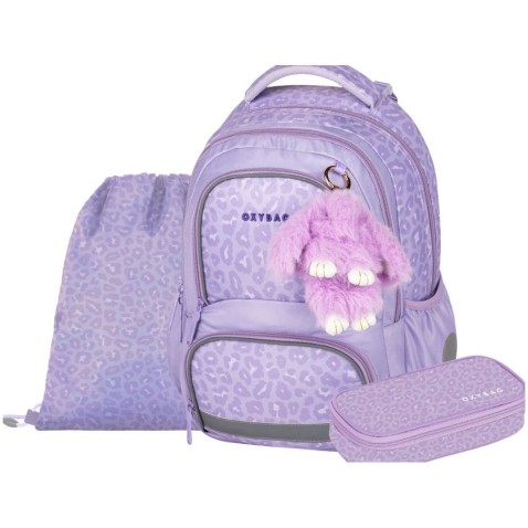 Školní batoh OXY NEXT Bunny, 3dílný set
