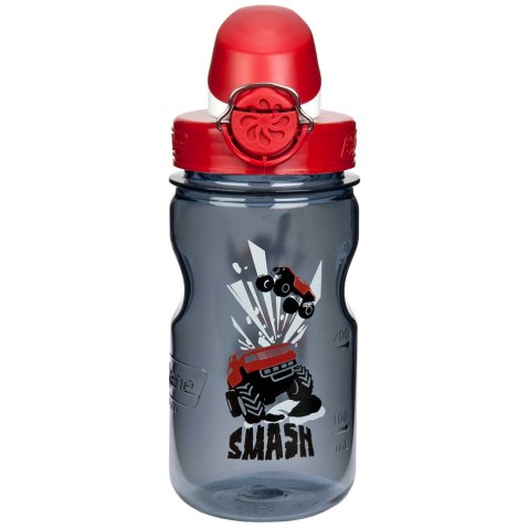 Nalgene láhev Clear Kids OTF 350 ml Gray Smash