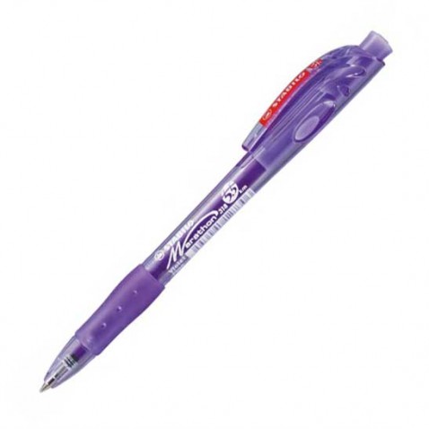 Pero kuličkové Stabilo Marathon fialové (šeříkové)