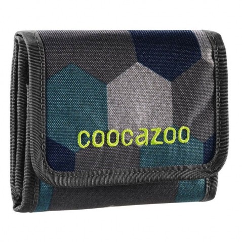 Peněženka Coocazoo CashDash, Blue Geometric Melange