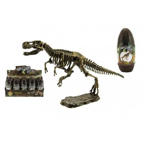 Vejce dinosaurus 3D kostra  18cm