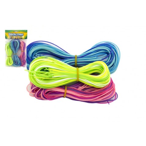 Zaplétací provázky bužírky 80cm 60ks  3 barvy