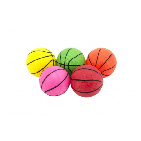 Míček basketbal guma 8,5cm 5 barev