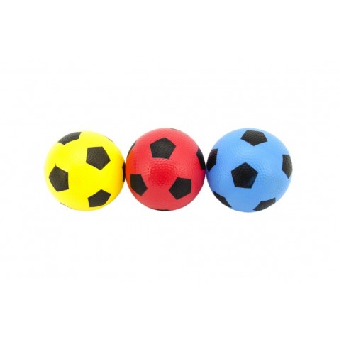 Míček fotbal guma 12cm 6 barev