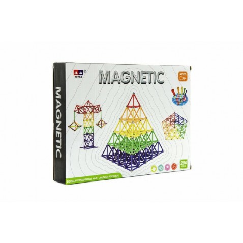 Magnetická stavebnice 200ks