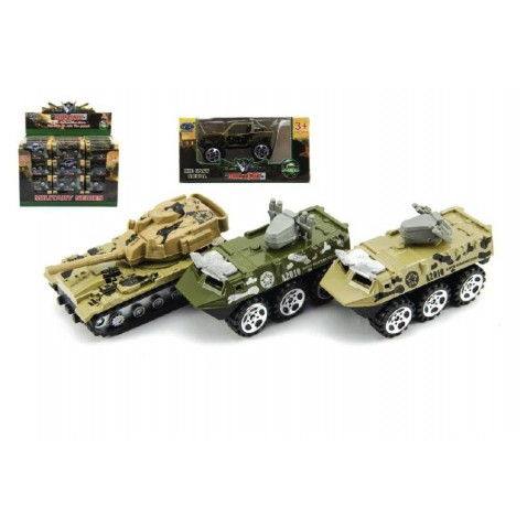 Tank/auto, vojenské/obrněný transportér kov 7cm