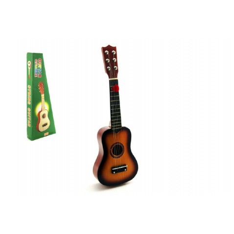 Dětská kytara dřevo/kov 53cm