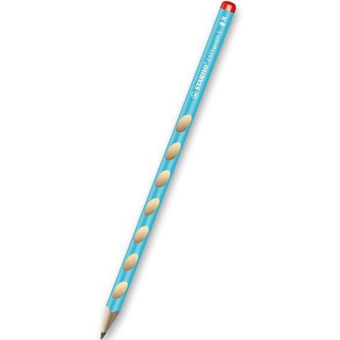 Grafitová tužka Stabilo Easygraph S - HB, pro praváky - modrá