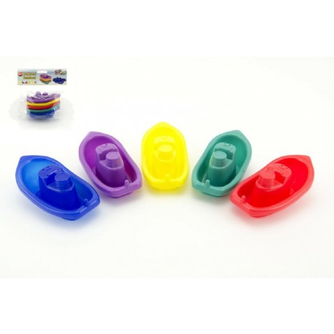 Loď/Lodičky do vany 5ks plast 10cm