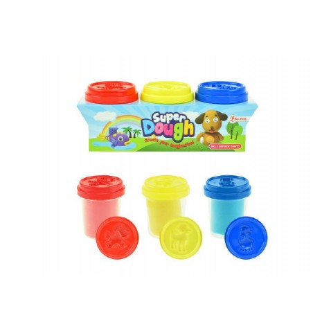 Sada Modelína/plastelína Super Dough 3x55g