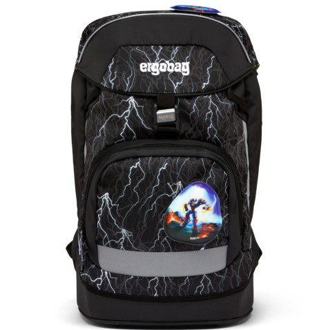 Školní batoh Ergobag prime Black reflexní