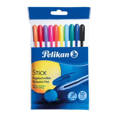 Kuličkové pero Pelikan - sada 10 ks