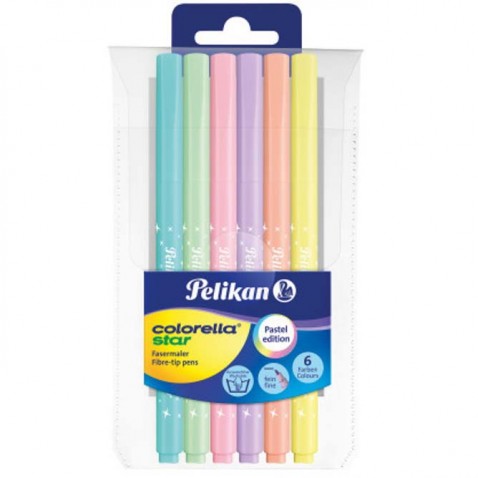 Fixy Pelikan pastelové 6 ks