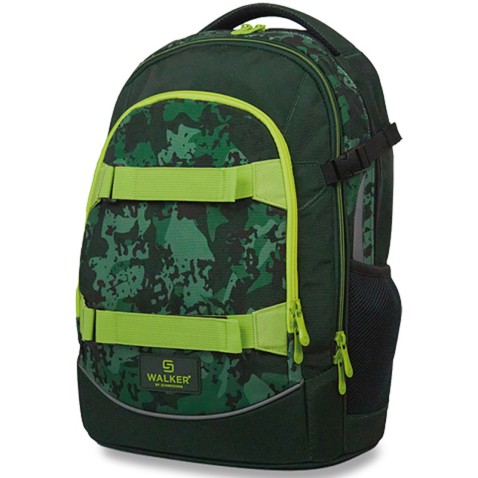 Školní batoh Walker Fame Uni Camo Green