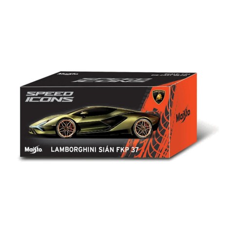 Maisto - Speed Icons - Lamborghini Sián FKP 37, matně zelená, 1:64