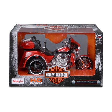 Maisto - H-D Trikes - 2021 CVO Tri Glide, metal oranžová, 1:12