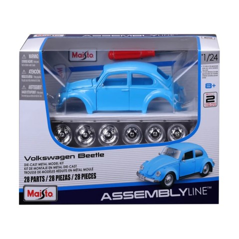 Maisto - Volkswagen Beetle, světle modrá, 1:24