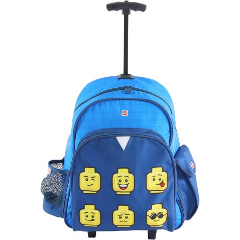 Školní batoh LEGO Trolley Faces Blue