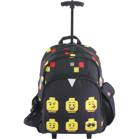 Školní batoh LEGO Trolley Faces Black