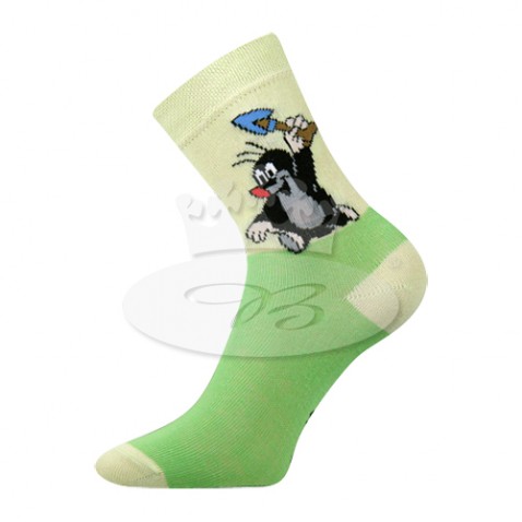 Ponožky Krtek zelené