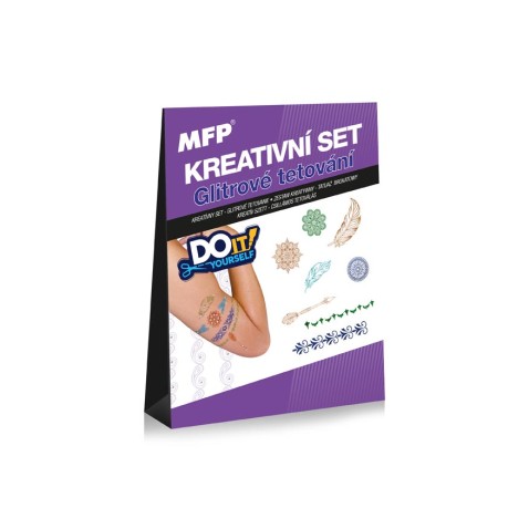 Kreativní sada - glitrové tetování 2