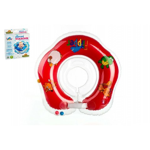 Plavací nákrčník Flipper/Kruh červený