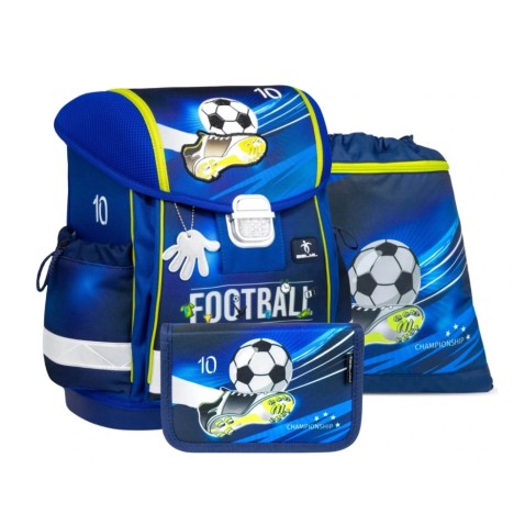 Školní aktovka Belmil 403-13 Kick The Ball - 3dílný set