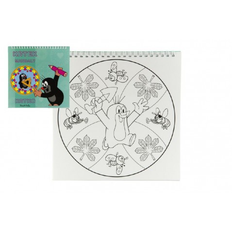 Dětské mandaly Krtek omalovánky