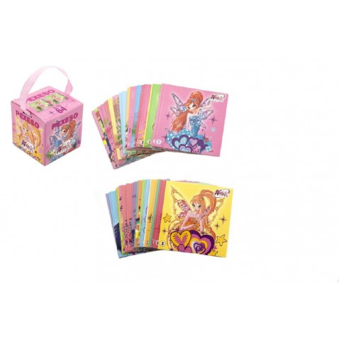 Pexeso WINX Club papírové společenská hra 32 obrázkových dvojic