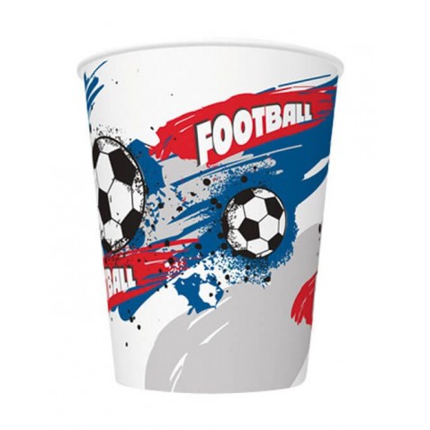Párty kelímky fotbal 6 ks
