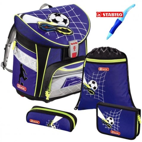 Školní aktovka Hama Step by Step Light Fotbal set