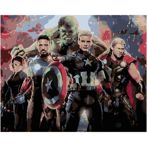 Malování podle čísel - AVENGERS ENDGAME