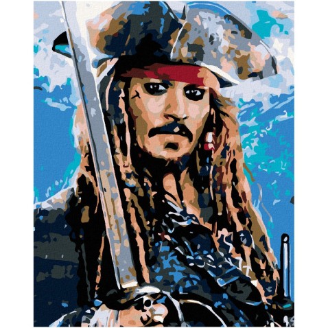 Malování podle čísel - JACK SPARROW II